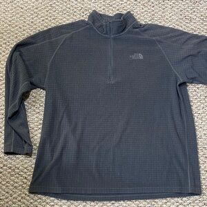 The North Face Charcoal Quarter-Zip Pullover Men’s xxl
